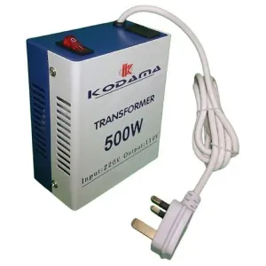 ترانسفورماتور کوداما 500 وات (مبدل برق 220 ولت به 110 ولت)