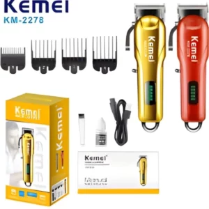 ماشین اصلاح موی سرو صورت کیمی مدلkM-2278 با تیغه استیل ضدزنگ